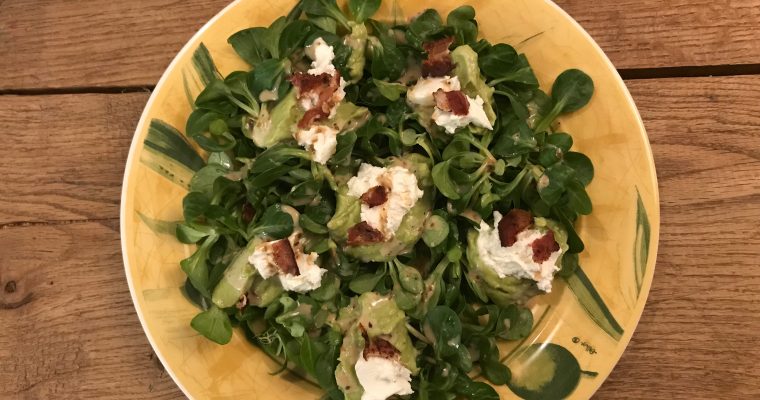 Simpele avocado salade