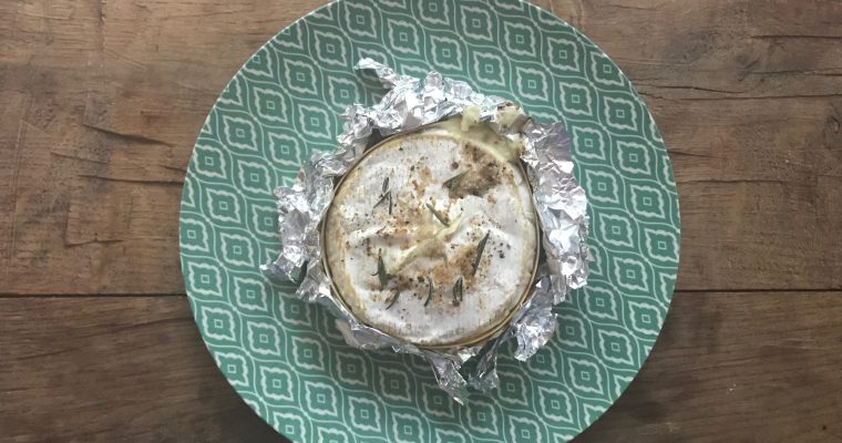 Geitencamembert uit de oven