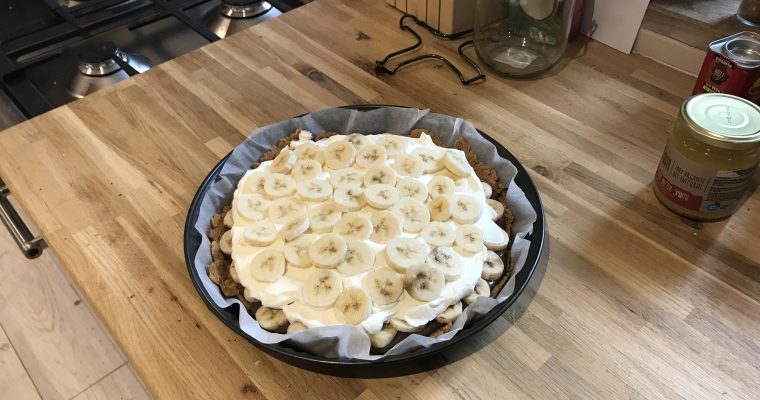 Banoffee chocolade taart