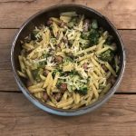 pasta chipolataworstjes en broccoli