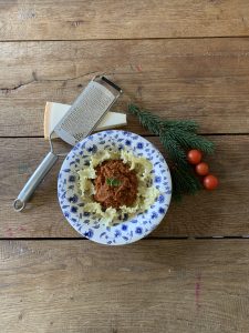 Originele Italiaanse ragù met tomaten saus