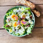 Franse salade met peer roquefort
